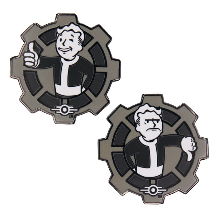 Moneda de colección Fallout Vault Boy Decision