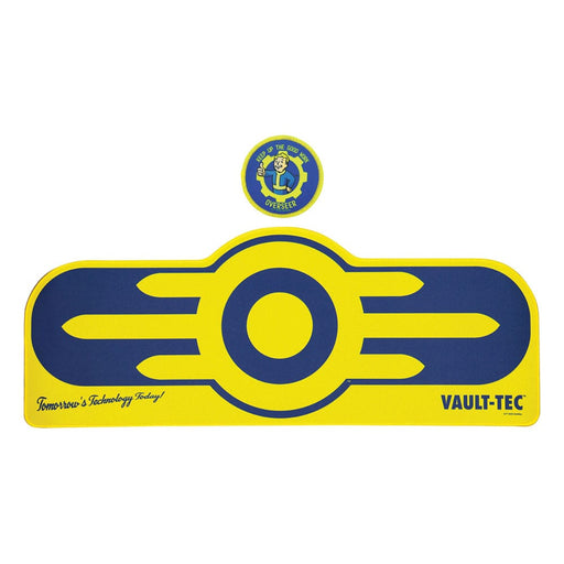 Tappetino da scrivania Fallout con sottobicchiere Vault-Tec