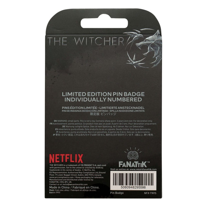 The Witcher Spilla Testa di Lupo