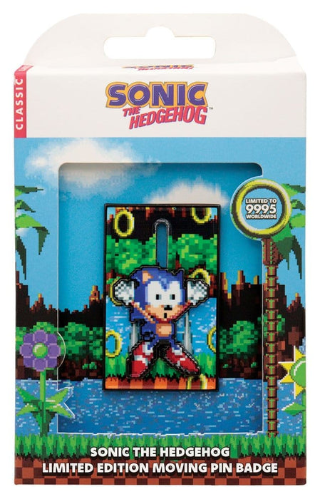 Sonic Pin with Moving Hedgehog