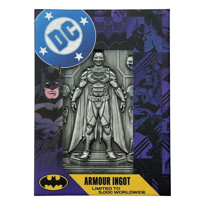 Lingotto in metallo DC Comics Batman in armatura