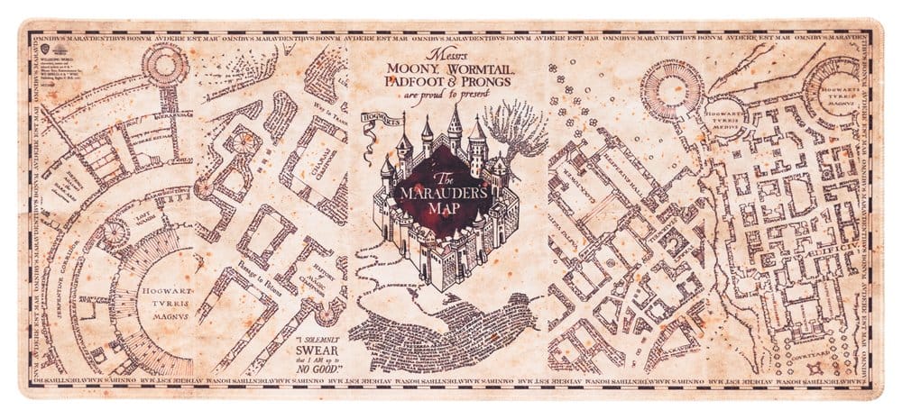 Alfombrilla de ratón XL Harry Potter Mapa del Merodeador