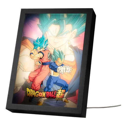 Tableau LED Dragon Ball Super Goku & Vegeta (encadré)