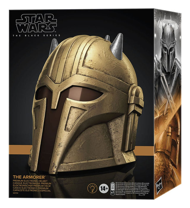 Helmet of The Armorer from The Mandalorian
