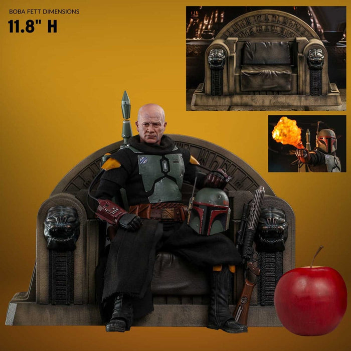 Figura Star Wars The Mandalorian Boba Fett con Trono escala 1:6 Special Edition