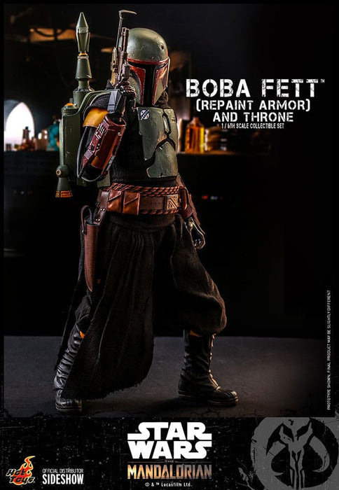 Figura Star Wars The Mandalorian Boba Fett con Trono escala 1:6 Special Edition