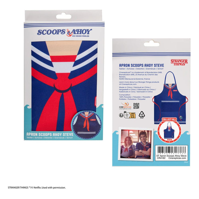 Stranger Things Delantal Scoops Ahoy Steve
