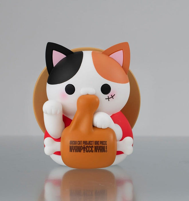 Figurine de collection One Piece Nyan Piece Nyan! chat porte-bonheur Luffy