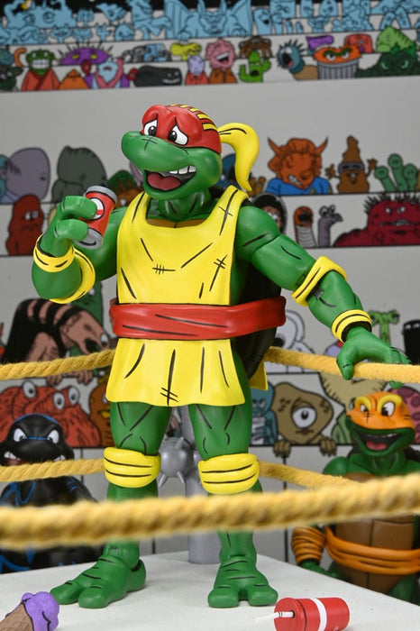 Teenage Mutant Ninja Turtles Stump Wrestling Pack de 4 Figuras de Acción (Archie Comics)