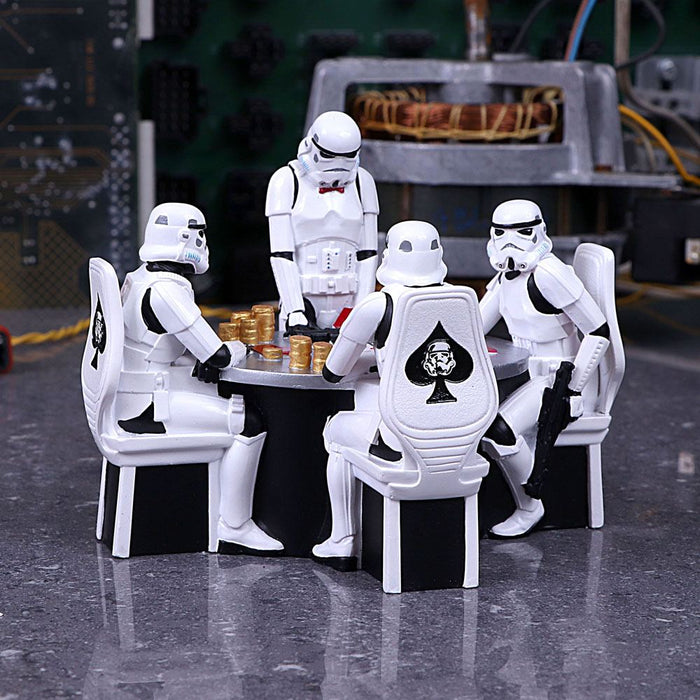 Star Wars Diorama Stormtrooper beim Poker