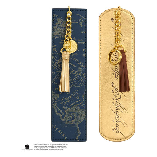 The Lord of the Rings Bookmark Set Middle-earth Map and Elvish Script
