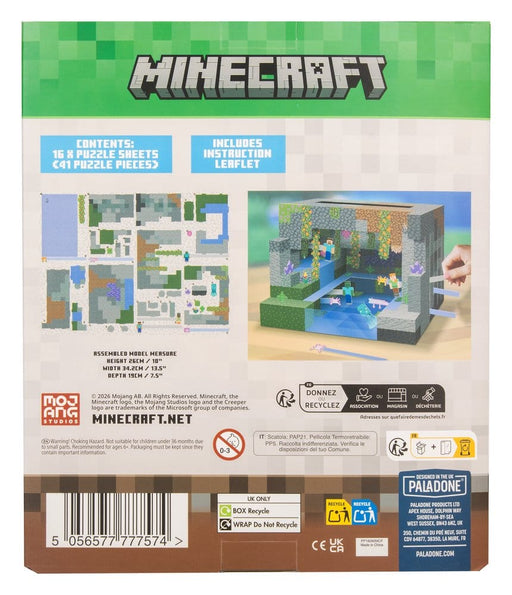 Minecraft 3D Model Kit Cave Scene