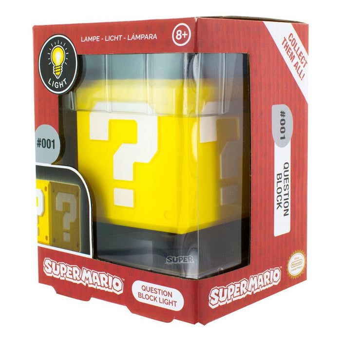 Lampada 3D Super Mario Blocco con punto interrogativo