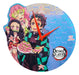 Demon Slayer Horloge murale à effet holographique
