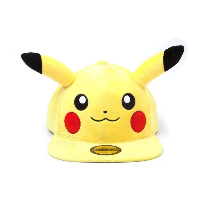 Pokémon Plush Cap Pikachu with Ears (Snapback)