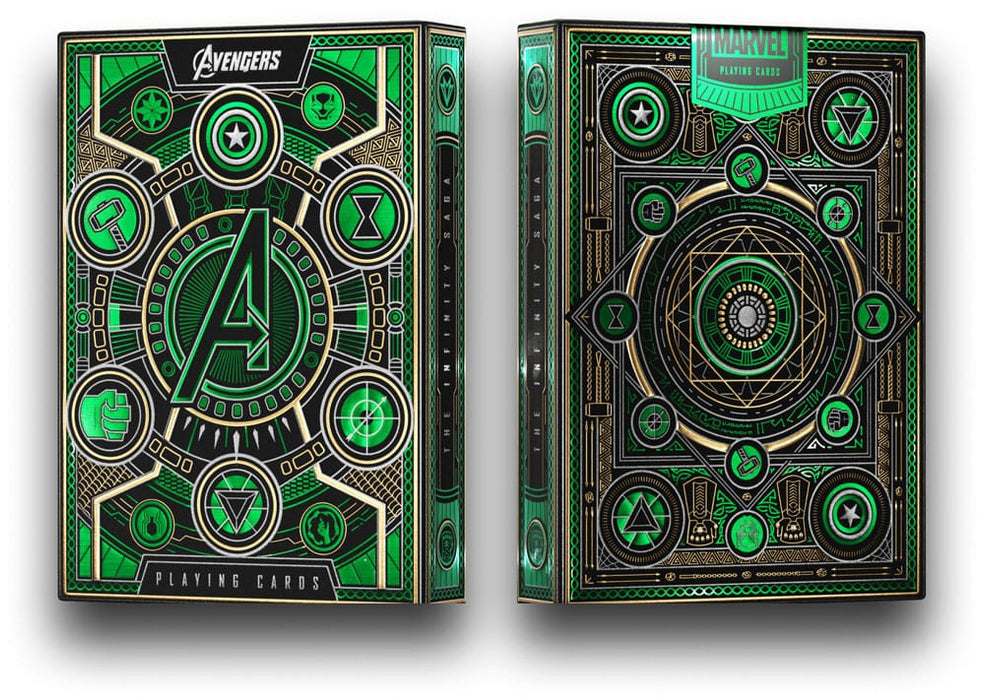 Avengers Playing Cards The Infinity Saga Green