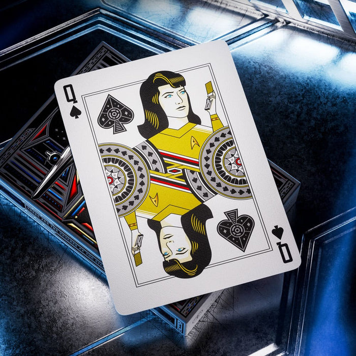 Carte da gioco premium Star Trek Dark Edition (nere)