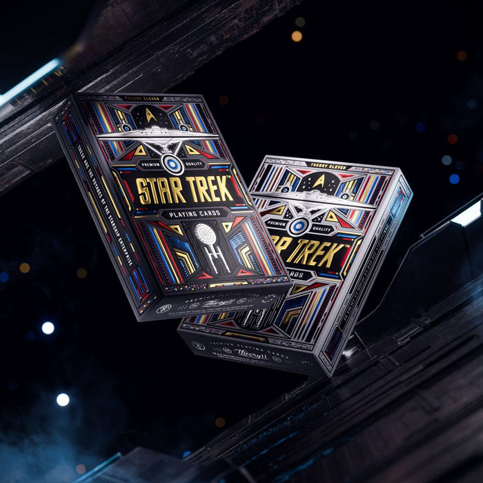 Carte da gioco premium Star Trek Dark Edition (nere)
