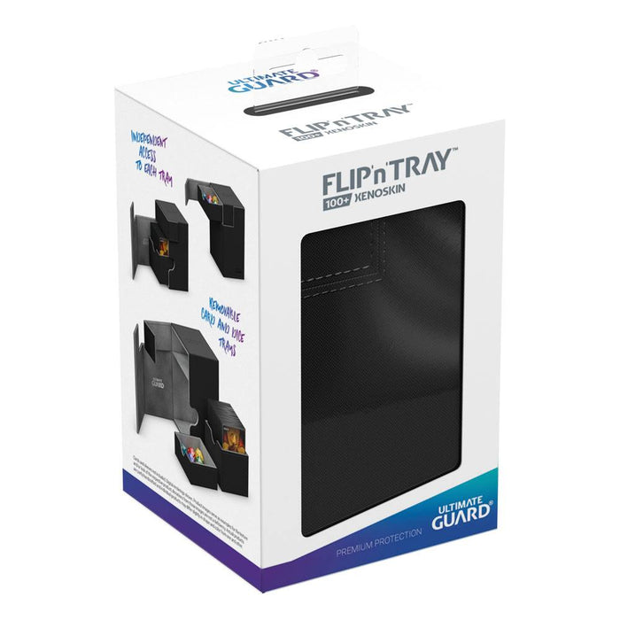 Porta mazzo Ultimate Guard Flip'n'Tray Deck Case 100+ nero