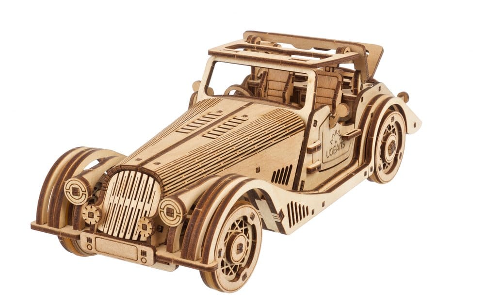Sports Car Rapid Mouse Wooden Model Kit