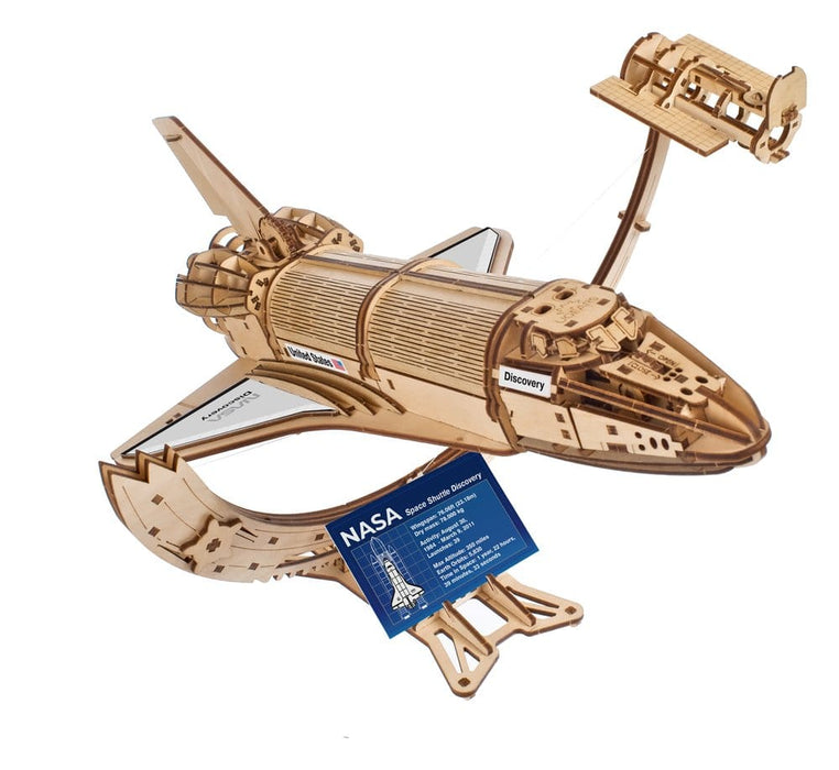 NASA Space Shuttle Discovery 3D Wooden Model Kit
