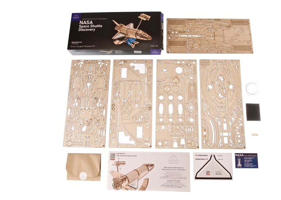 NASA Space Shuttle Discovery 3D Wooden Model Kit