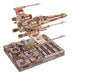 Kit di modellismo in legno Star Wars X-Wing Starfighter di Luke Skywalker