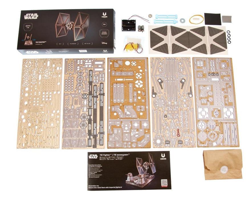 Kit di modellismo in legno Star Wars TIE Fighter