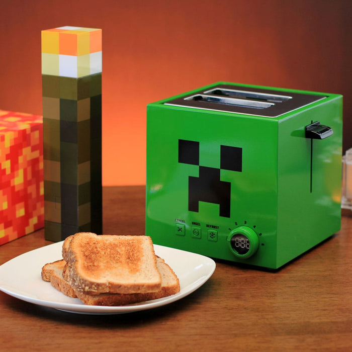 Minecraft Creeper Toaster in Cube Design